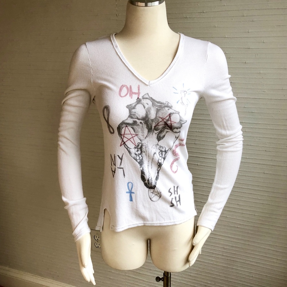 CHASER AMERICAN SPIRITS LONG SLEEVED THERMAL TOP S